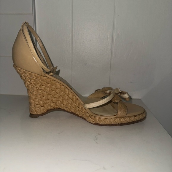 Vintage Dior Espadrille Wedge Sandals - Picture 8 of 12